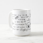 Physics Formulas Coffe Mug Koffiemok (Voorkant links)
