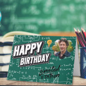 Physics Formulas Limited Edition Foto Verjaardag Kaart