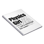 Physics Girls | Fort natuurwetenschappelijke gesch Notitieboek (Rechterzijde)