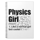 Physics Girls | Fort natuurwetenschappelijke gesch Notitieboek (Voorkant)