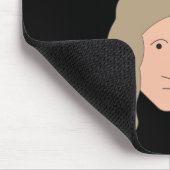 Physics Humor Isaac Newton Apple Nerd Geek Muismat (Hoek)