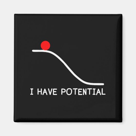 Physics I Have Tential Energy Funny  Magneet (Voorkant)