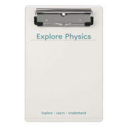 Physics Klembord – Minimaal ontwerp| Aangepast