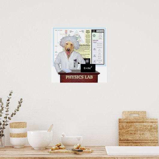 Physics Lab Poster (Keuken)