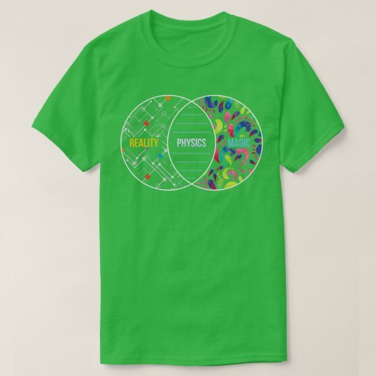 Physics Like Magic But Real Funny Physics Pun Gift T-shirt (Design voorkant)
