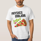 Physics Major Gift (Pizza) T-shirt (Voorkant)