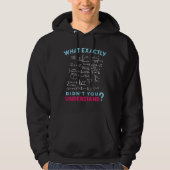 Physics Math Formula Joke Hoodie (Voorkant)