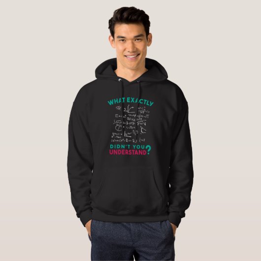 Physics Math Formula Joke Hoodie (Voorkant volledig)