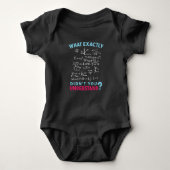 Physics Math Formula Joke Romper (Voorkant)