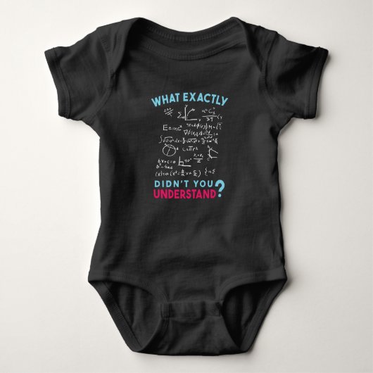 Physics Math Formula Joke Romper (Voorkant)