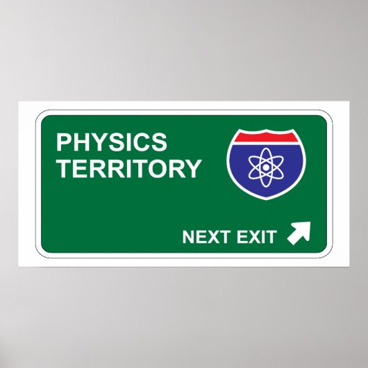 Physics Next Exit Poster (Voorkant)