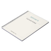 Physics Notebook – Minimal Academic Edition Notitieboek (Linkerzijde)