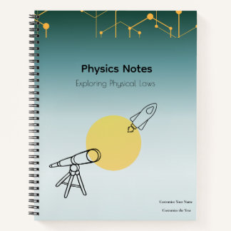 Physics Notes Notebook Notitieboek