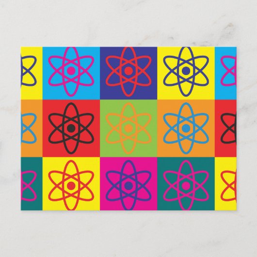 Physics Pop Art Briefkaart (Voorkant)