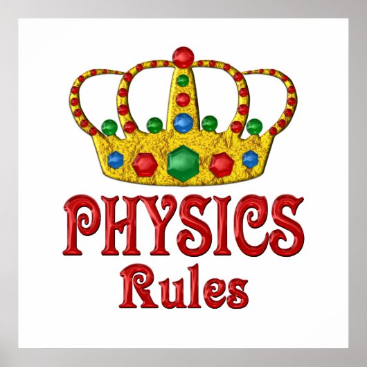 PHYSICS-regels Poster (Voorkant)