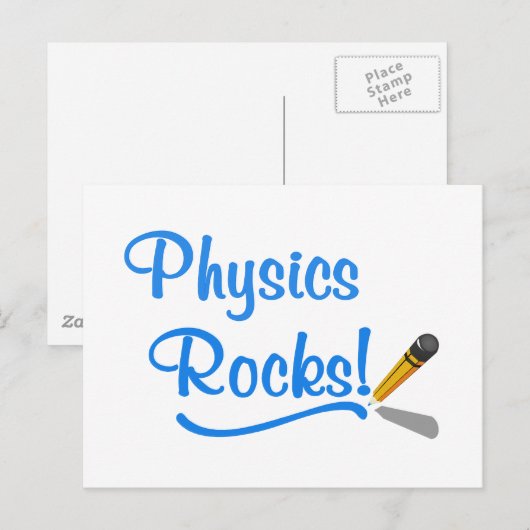 Physics Rocks Briefkaart (Voorkant / Achterkant)