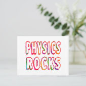Physics Rocks Briefkaart (Staand voorkant)