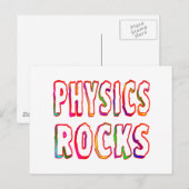 Physics Rocks Briefkaart (Voorkant / Achterkant)