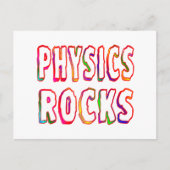 Physics Rocks Briefkaart (Voorkant)