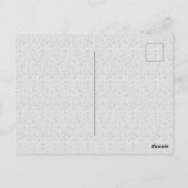 Physics scientific symbols pattern Postcard Briefkaart (Achterkant)