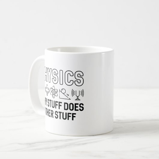 Physics Stuff Koffiemok (Voorkant links)