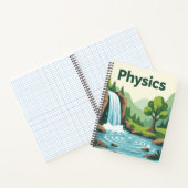 Physics Waterfall Nature Study Notebook | Science Notitieboek (Binnen)