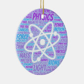 Physics Word Cloud Keramisch Ornament (Rechts)