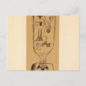 Physiognomic Riddle, 1921, door Paul Klee Briefkaart (Voorkant)
