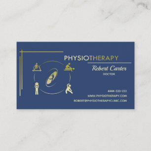 Physiotherapie Private Clinic Doctor Physiotherpis Visitekaartje