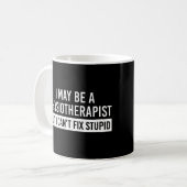 Physiotherapist Funny Sayings PT gifts Koffiemok (Voorkant links)