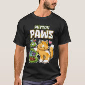 Phyton Pooten Grappige Kat Slang Python Programmer T-shirt (Voorkant)