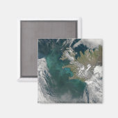 Phytoplankton bloom in de Noord-Atlantische Oceaan Magneet (Voorkant / Achterkant)