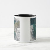 Phytoplankton bloom in de Noord-Atlantische Oceaan Mok (Midden)