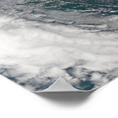 Phytoplankton bloom in de Noord-Atlantische Oceaan Poster (Hoek)