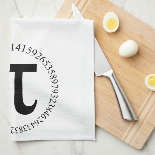 Pi (π) Dag Theedoek (Quarter Fold)