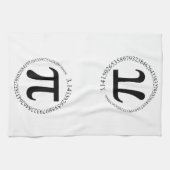 Pi (π) Dag Theedoek (Horizontaal)