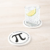 Pi (π) Dag Zandsteen Onderzetter (Zijkant)