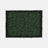 PI 2025 Digits Matrix Cool Design voor Wiskunde en Fleece Deken (Voorkant (Horizontaal))