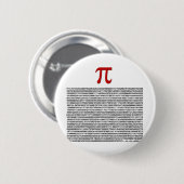 Pi = 3,141592653589 enz. Wat dan ook. Ronde Button 5,7 Cm (Voorkant /achterkant)
