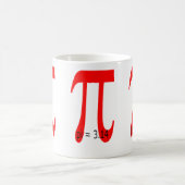 Pi = 3,14159265 koffiemok (Center)