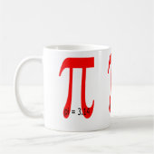 Pi = 3,14159265 koffiemok (Links)