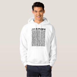 pi= 3.14159 etc. op Wiskunde Mode pi Dag Digits Hoodie