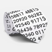 pi= 3.14159 etc. op Wiskunde Mode pi Dag Digits Stropdas (Opgerold)