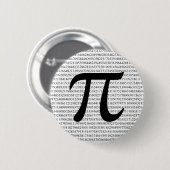 Pi 3.1415-knoppenbadge ronde button 5,7 cm (Voorkant /achterkant)