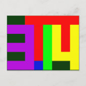 PI = 3,14 BRIEFKAART (Voorkant)