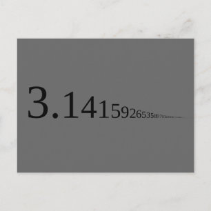 Pi - 3.14... briefkaart