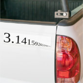 Pi - 3.14... bumpersticker (Op Truck)
