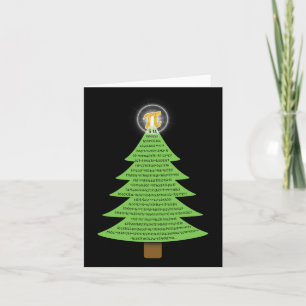 Pi 3.14 Kerstboom Cadeau voor Wiskundeliefhebbers  Kaart