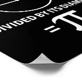 Pi 3,14 Nummer Symbool Wiskunde Wetenschap Leraar Poster (Hoek)