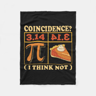 PI 3.14 PI Happy PI Dag Wiskunde Leraar Student Fleece Deken